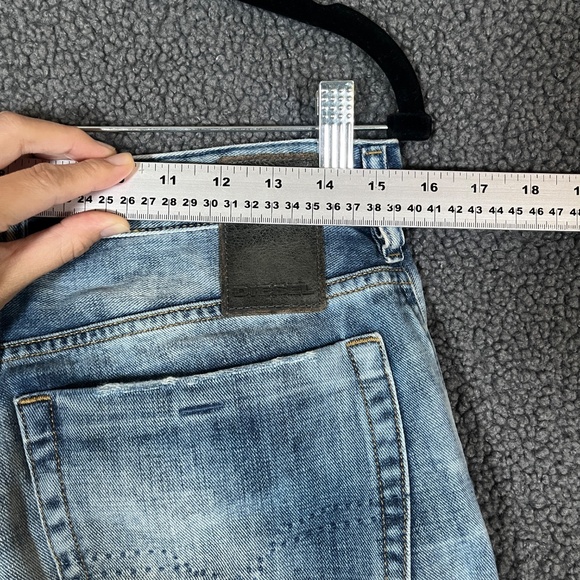 Diesel Zatiny Blue Eyecons Italy Made Bootcut Jeans - Men's Size 30*32(Fit 30*29 - Picture 5 of 11